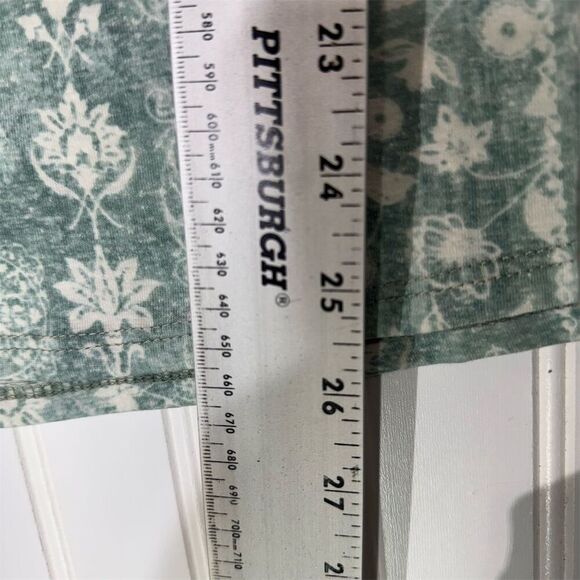 FSL+Apparel Green Bandana Print Cutout Top Women’s Small USA Made boho cottage - Picture 6 of 8